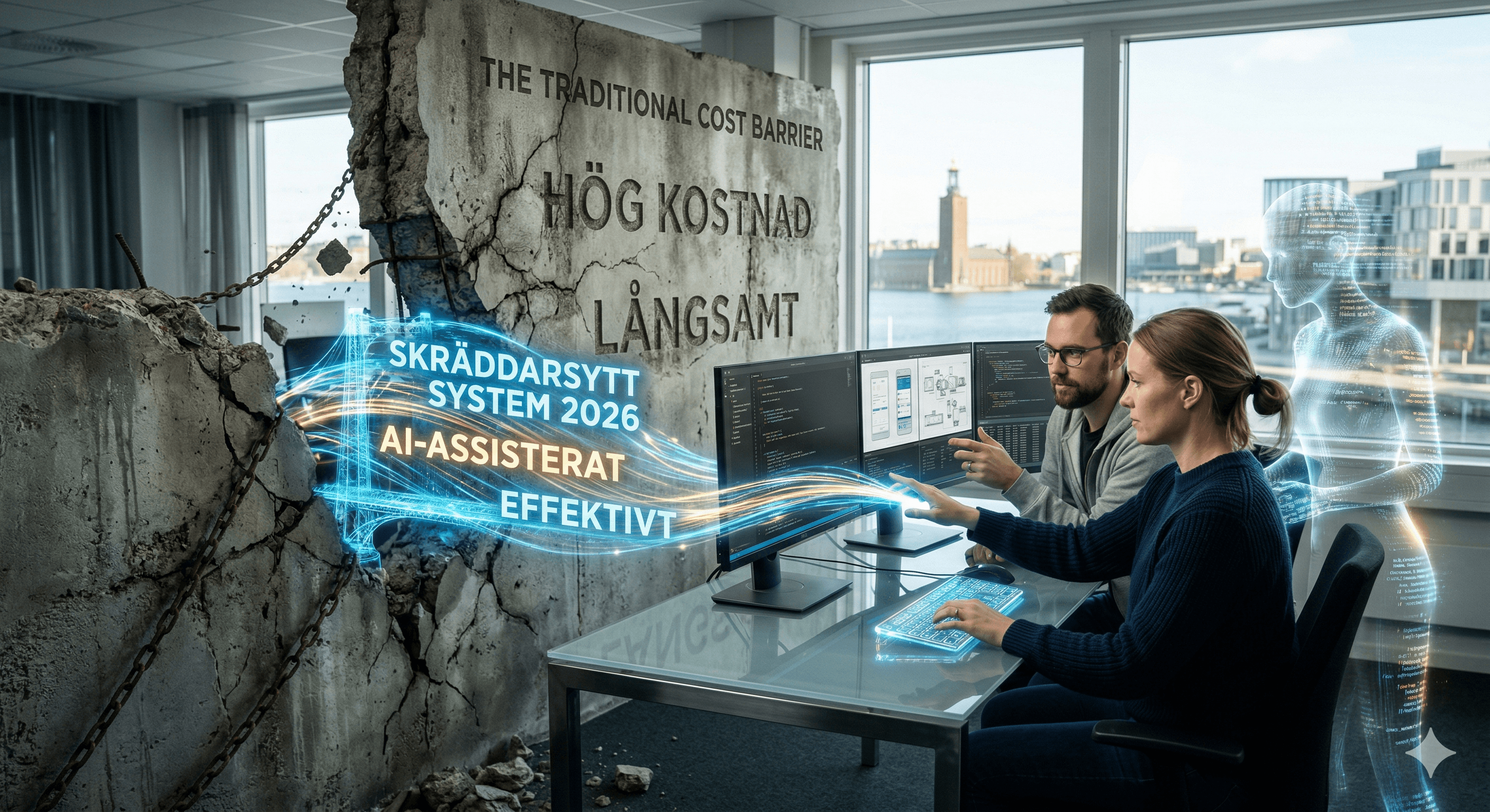 Systemutveckling 2026: Därför är kostnadsbarriären borta